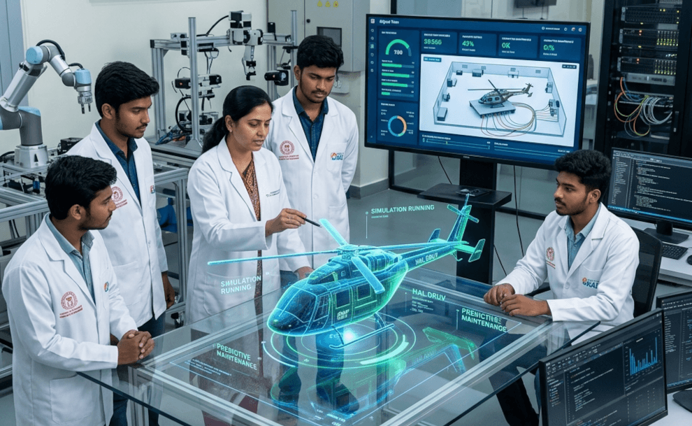 HAL Funds Smart Tech Lab to Train Students and Boost Aerospace